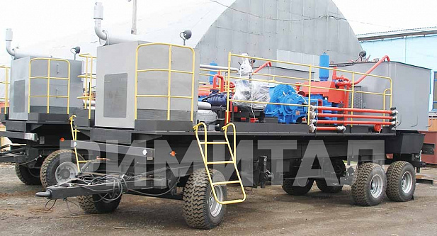 Агрегат цементировочный ЦА-320 на прицепе
